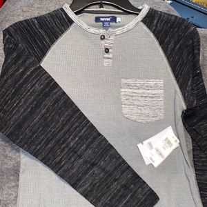 Boy’s Long Sleeve Knit Pocket Shirt